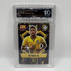 Neymar JR - Holo Foil Soccer Card 2024 - Graded 10 Brazil World Cup